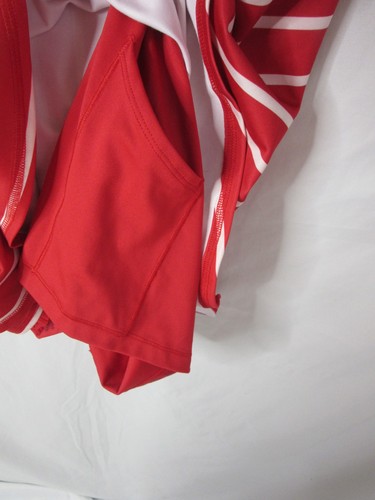 Polo All in Motion Maglia Abito Attivo Skort Rosso Bianco Righe Taglia XXL NUOVA CON ETICHETTE - Foto 5 di 10