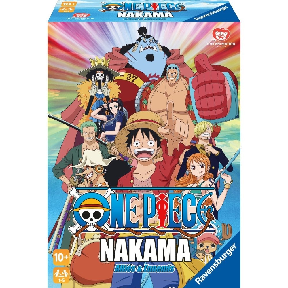 Jeu de société One Piece Nakama Ravensburger pour réunir petits et grands