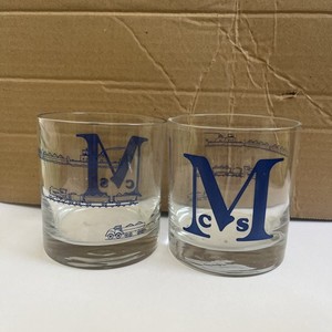 MCS Coal Industry Railroad Transportation 2 Drinking Glasses Collectible