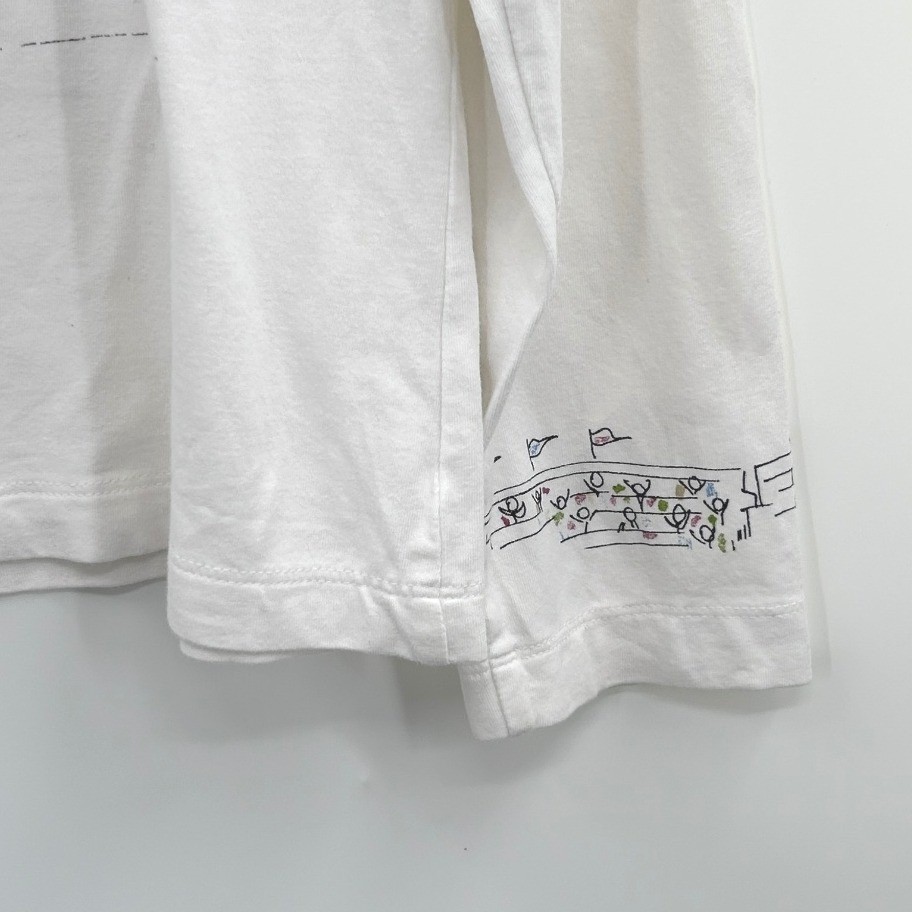 Chicos Chat-tees Womens White Tailgate BBQ Football Graphic Long Sleeve Tee L View 6