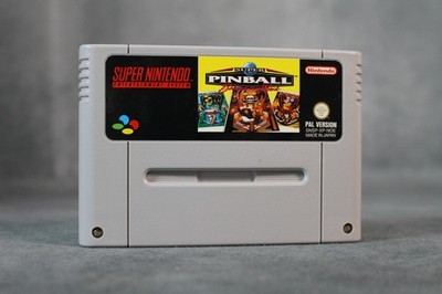 Super Pinball - SNES - Super Nintendo Modul