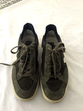 Veja V-12 B-Mesh Vegan Mens Size 11 Olive Green White Lace Up Sneaker Shoes