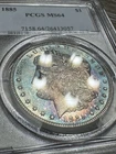 1885-P PCGS MS 64 Lovely Monster Rainbow Color Toned Eye Appealing pQ