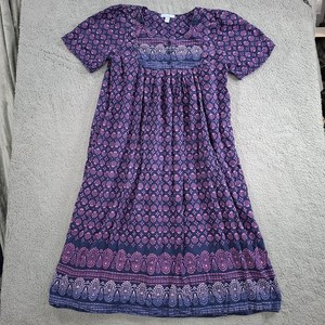 white christmas dresses Short Sleeve Cotton/Poly House Dress – Buck & Buck main image 1
