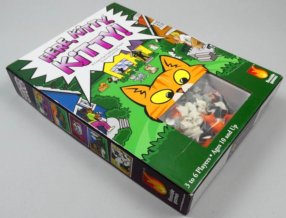 Fireside Games Here, Kitty, Kitty! Cat Collecting Board Game - (10+) - Complete - Image 4 of 4