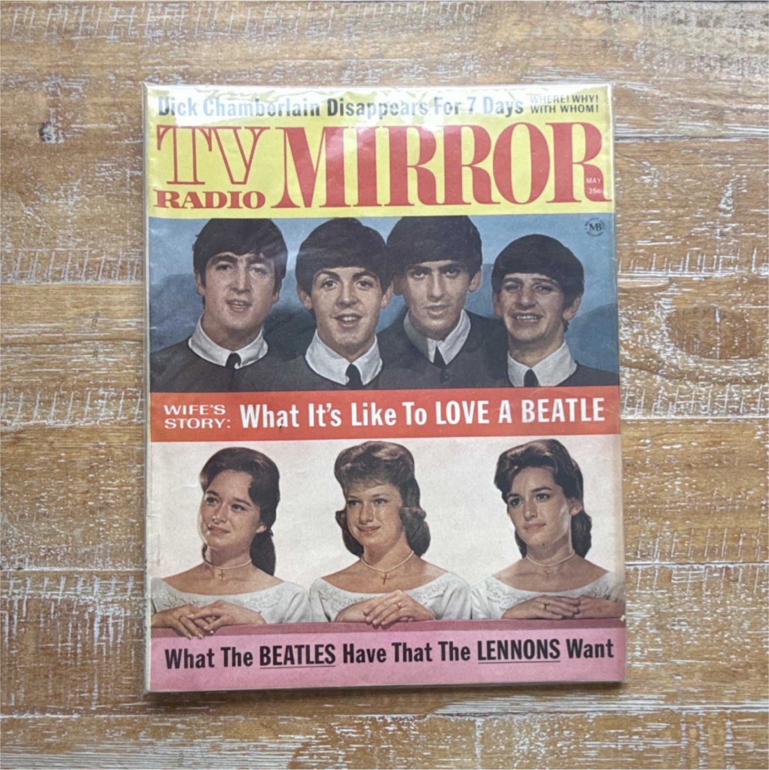 TV Radio Mirror Magazine May 1964 Illustrated Beatles Celebrity Movies TV
