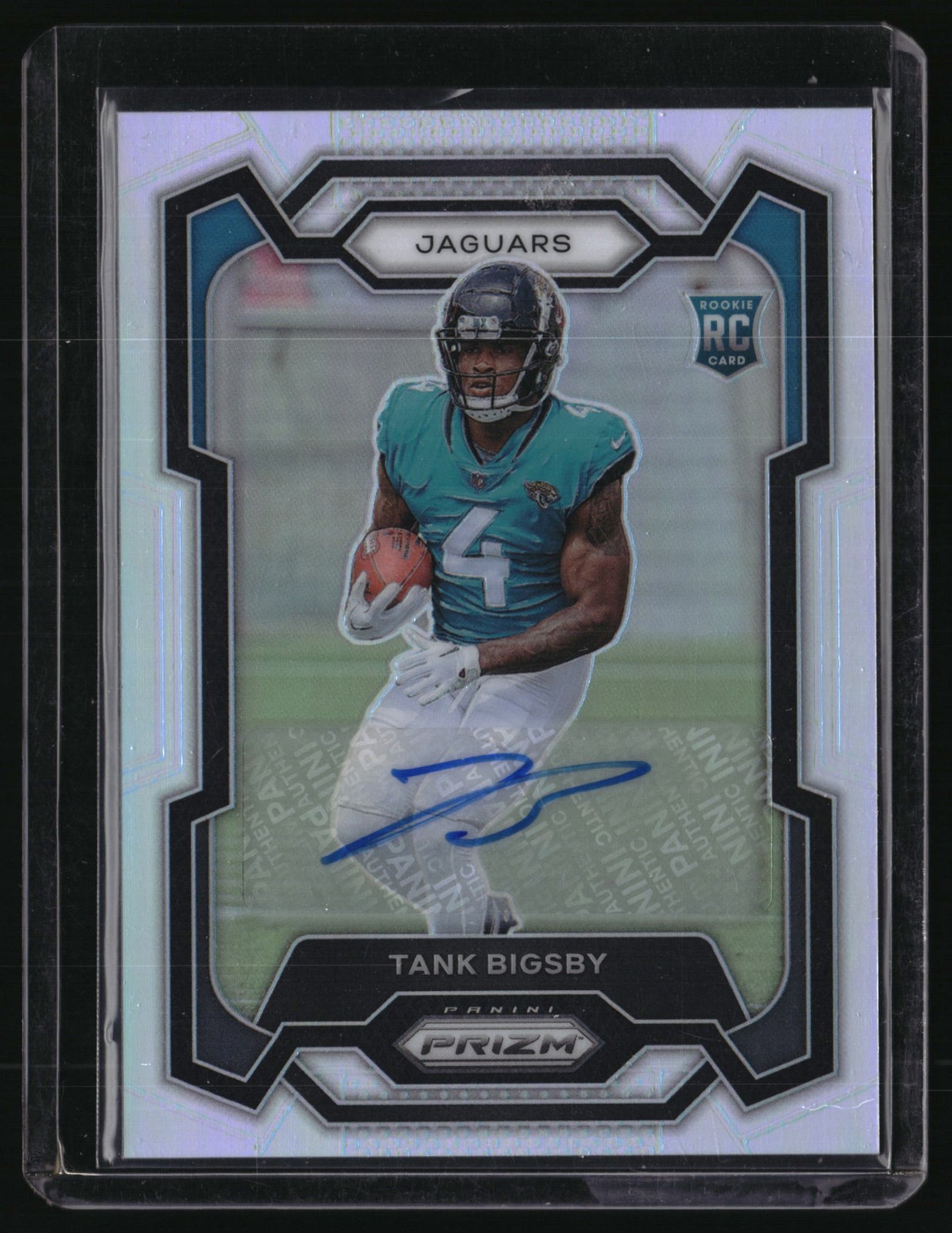 2023 Panini Prizm #348 Tank Bigsby Autographs Prizm Silver RC Jaguars