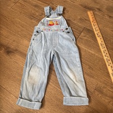 Vtg Y2K Kids Size 4T Winnie The Pooh  Friends Overalls Tigger Disney