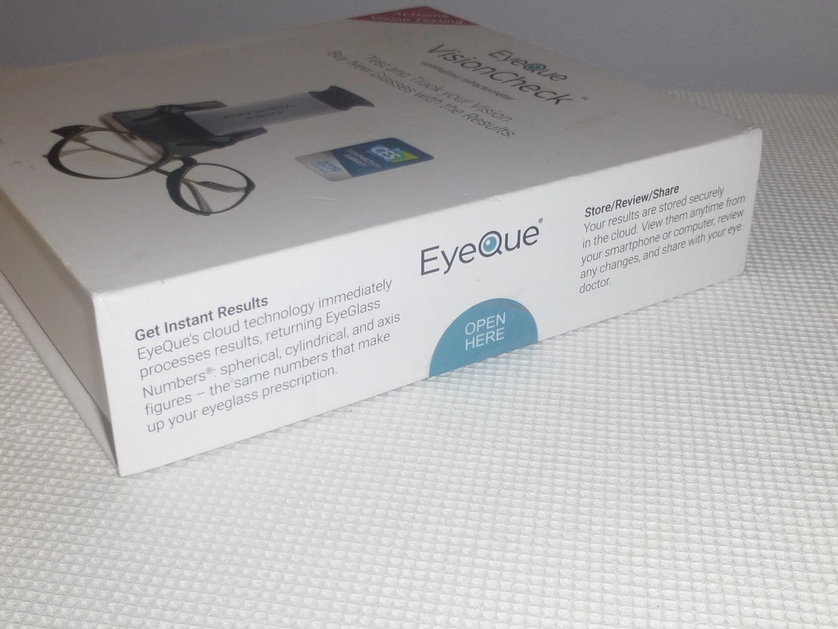 EyeQue Personal Vision Tracker Ophthalmic Refractometer Home Test Kit  BRAND NEW