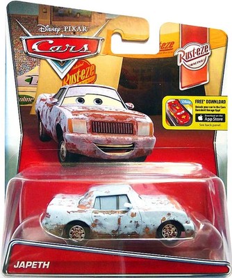 Boxed Mattel Disney Pixar Cars Rust-Eze Racing Series Japeth Diecast Model
