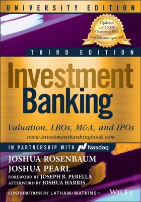 INVESTMENT BANKING by Joshua Rosenbaum Paperback Self Help Business