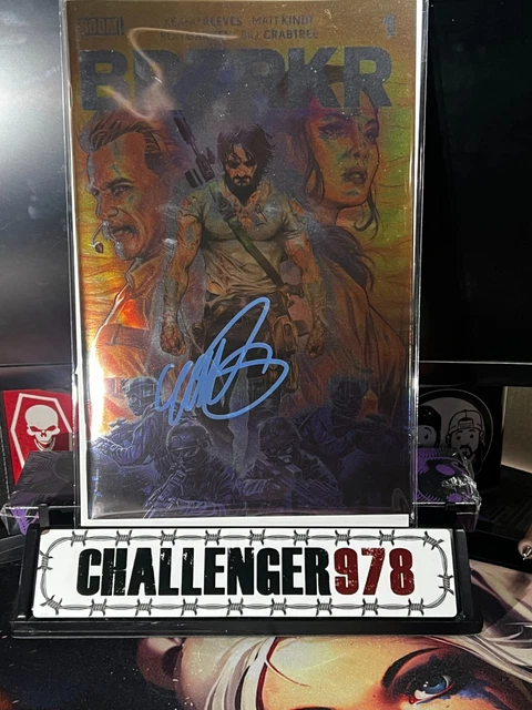 BRZRKR #1 Mark Brooks SIGNED FOIL Trade-Dress w/ COA