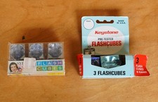 Vintage Camera Flashcubes Silvania Brand 5x Cubes, 20 x Flashes KE
