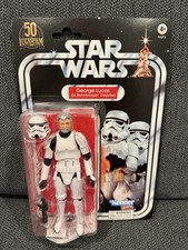 TBS Star Wars Black Series retro carded Stormtrooper George Lucas disguise NEW
