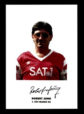 Robert Jung Foto FSV Mainz 05 1990-91 2.Satz Original Signiert