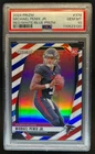 2024 Prizm Michael Penix Jr. RC Red White and Blue #378 Falcons PSA 10