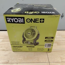 RYOBI ONE+ 18V Cordless Hybrid WHISPER SERIES 7-1/2 in. Fan (Tool Only)