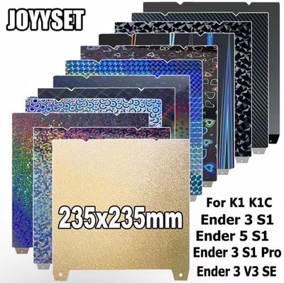 3D Drucker Bauplatte PEI 235x235mm doppelseitig für Ender 3 S1 Pro V3 SE KE K1