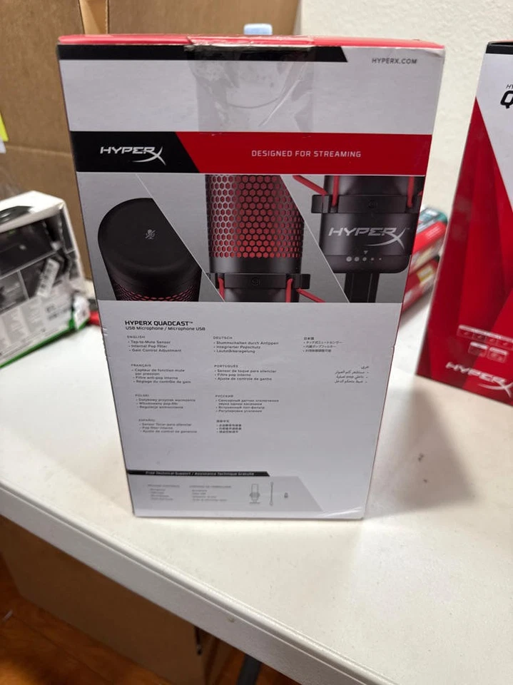 HyperX HP QuadCast Rouge Foto 2 de 2