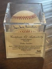 Duke Snider Autographed Baseball