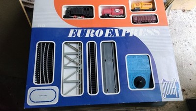 Jouef Electric Train Box, 1979, Ref 7800 Euro Express, Vintage 