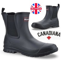 Waterproof Ladies Ankle Snow Boot Wellington Wellies Chelsea Shoes Walking NEW