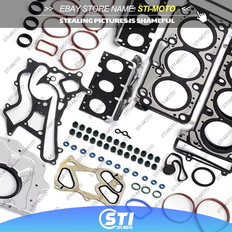 Kit de vedações de junta de revisão para Mercedes-Benz C43 S400 E43 W205 W212 W166 M276 3.0 - Imagem 4 de 4