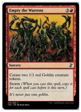 Empty the Warrens 162 Common Time Spiral: Remastered Magic: The Gathering LP