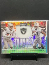 2020 Playoff Josh Jacobs Henry Ruggs Thunder Lightning Rookie RC Insert SP