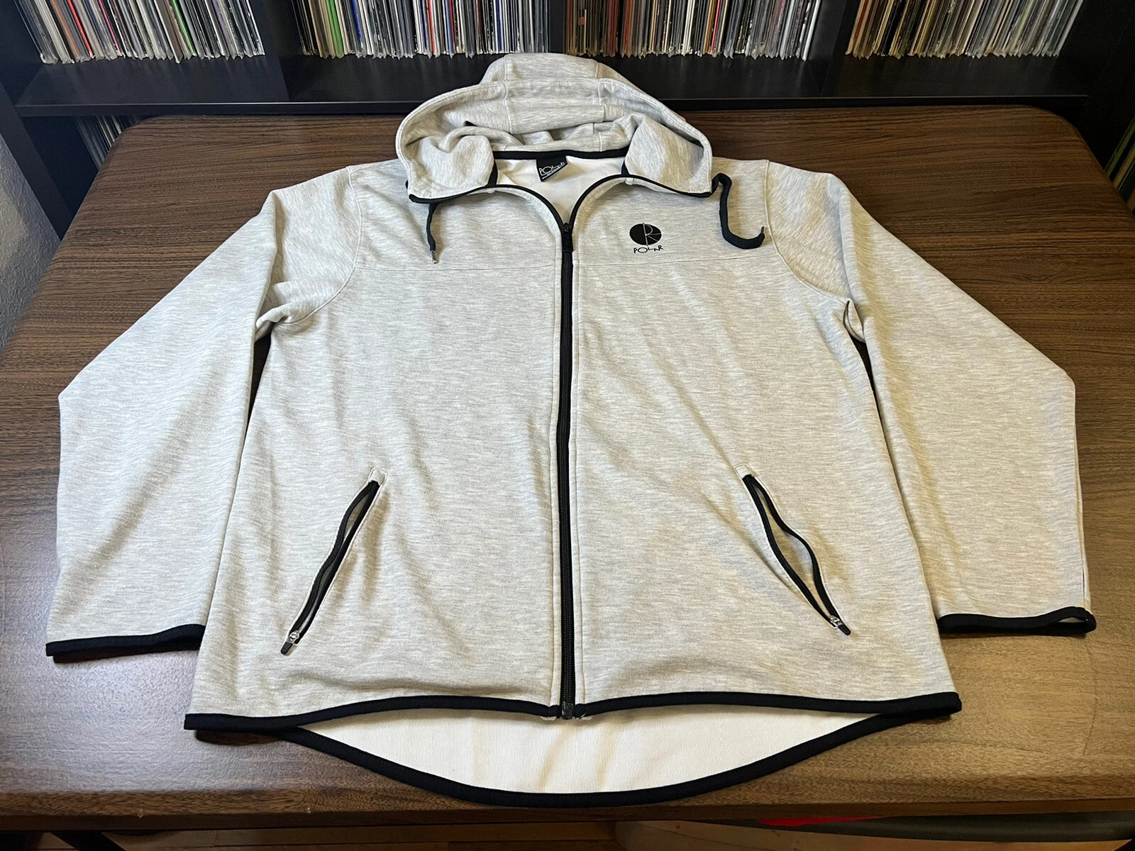 Sweat à capuche léger gris zippé Supreme Stussy Palace soja Panday