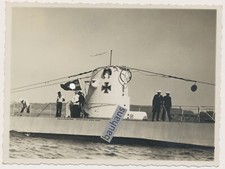 Foto sottomarino 9 equipaggio, marina militare, ww2 (7281a)