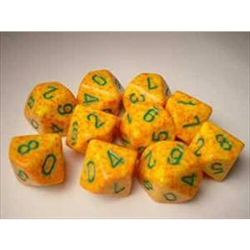 Würfel und Spielzubehör D10 Sets gesprenkelt gesprenkelt: D10 Lotus (10) - Bild 1 von 1