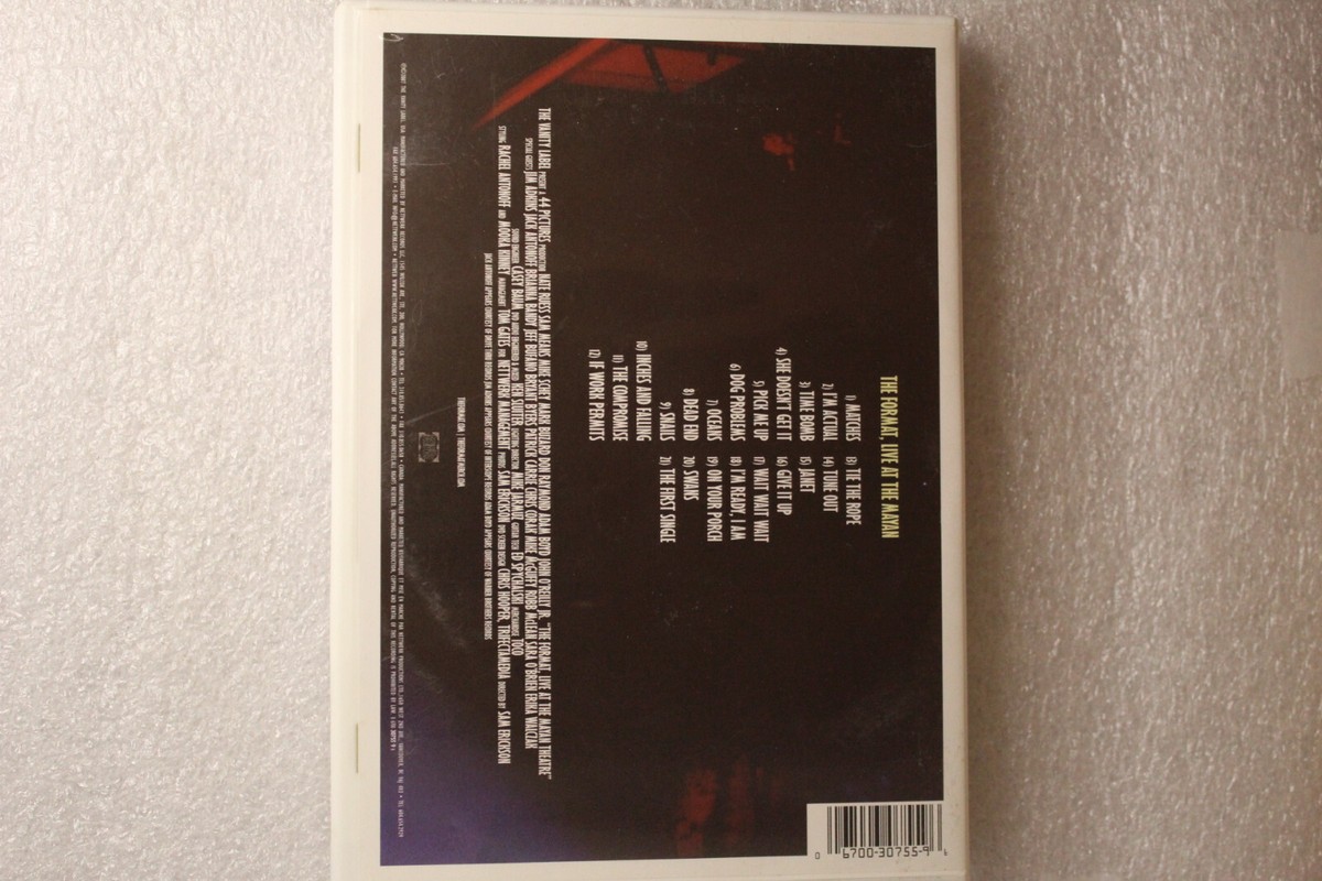 The Format: Live at the Mayan Theatre (DVD) 67003075596| eBay