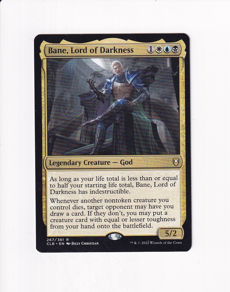 Bane, Lord of Darkness 267 Commander Legends: Battle for Baldur's