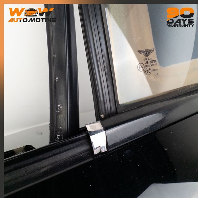 06-13 BENTLEY CONTINENTAL FLYING SPUR REAR RIGHT PASSENGER SIDE DOOR BLACK OEM