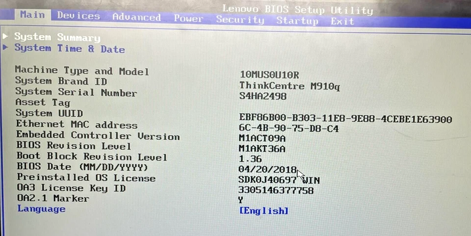 Lenovo ThinkCentre M910q Mini PC - i5-6500T - 16GB RAM - 256GB SSD - OFFERS OK - Image 2 of 4