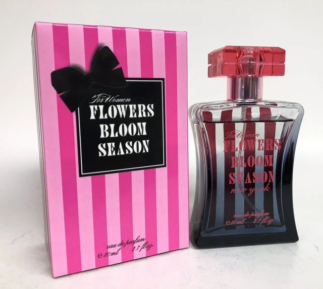 FLOWERS BLOOM SEASON WOMEN EAU DE PARFUM PERFUME 2.7 OZ EBC COLLECTION