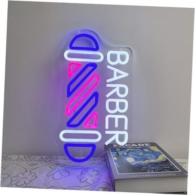 Barber Neon Sign for Barber Shops Hair Salon Decor LED Neon Light Barber 
