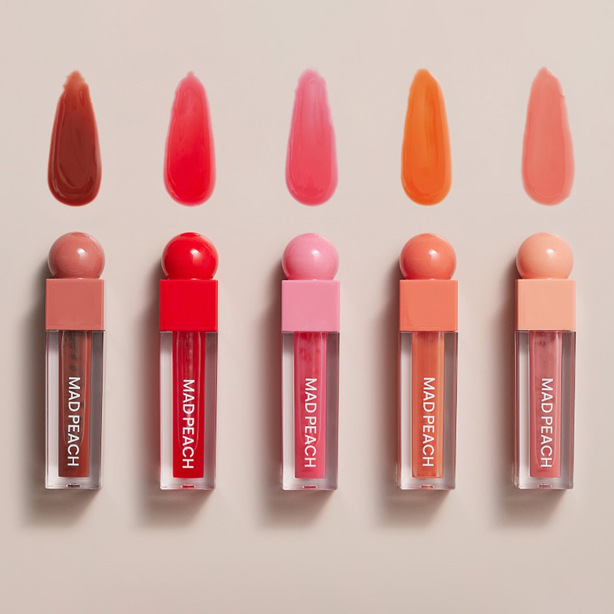 MAD PEACH Glow-Fit Mood Gloss 3.8ml 5colors 2023 F/W K-Beauty | eBay