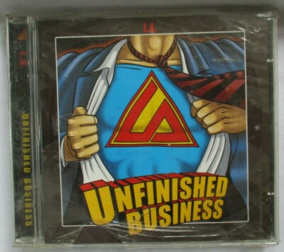 LA - UNFINISHED BUSINESS CD -  BRAND NEW WITH CRACKS ON CASE