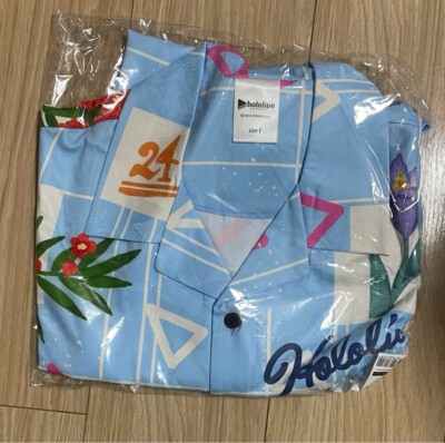 Hololive SUPER EXPO 2024 Aloha Hawaiian shirts BLUE | eBay
