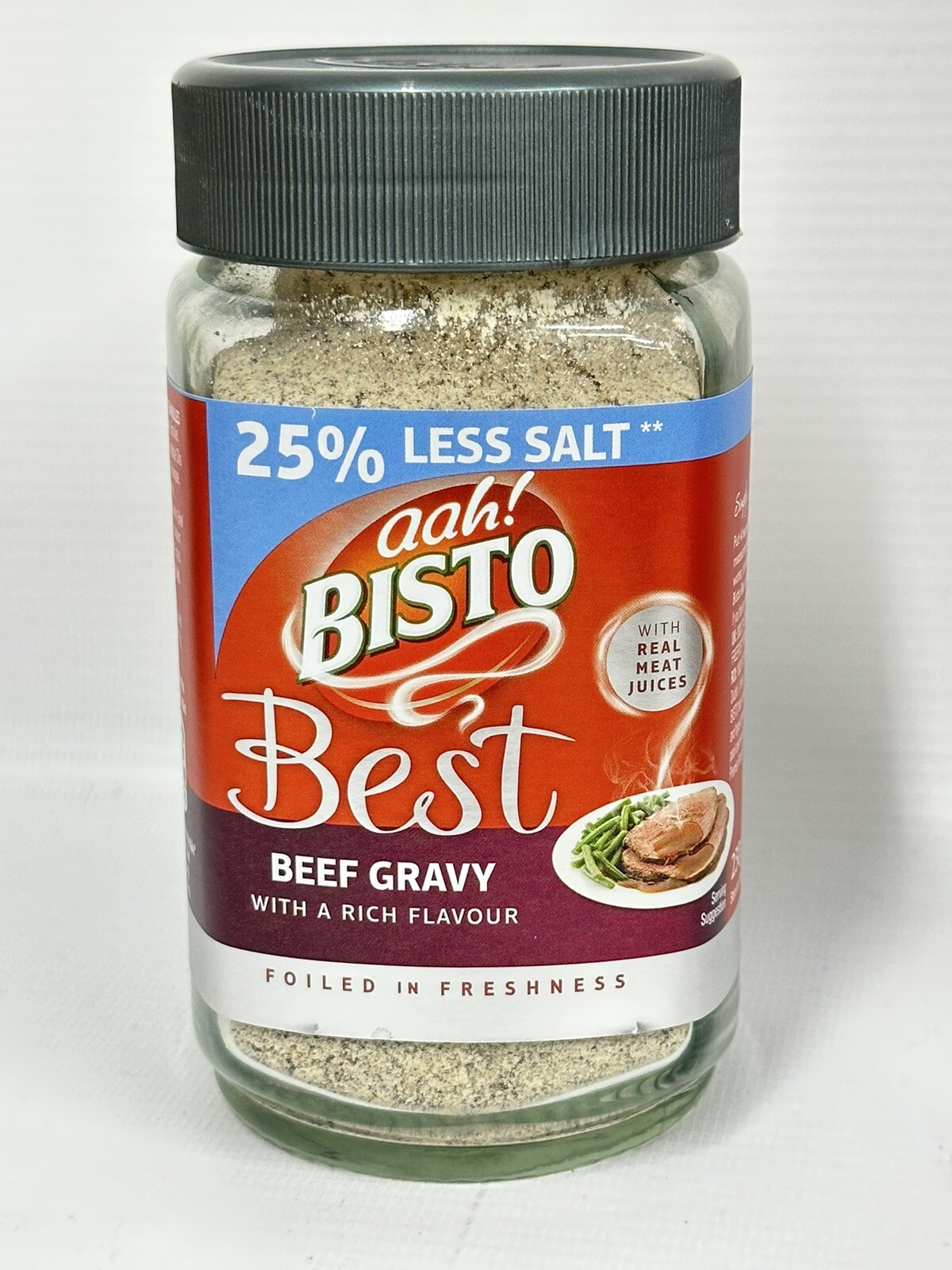 Bisto Best Reduced Salt Rich Flavour Beef Gravy Granules 6 X 230g Glass