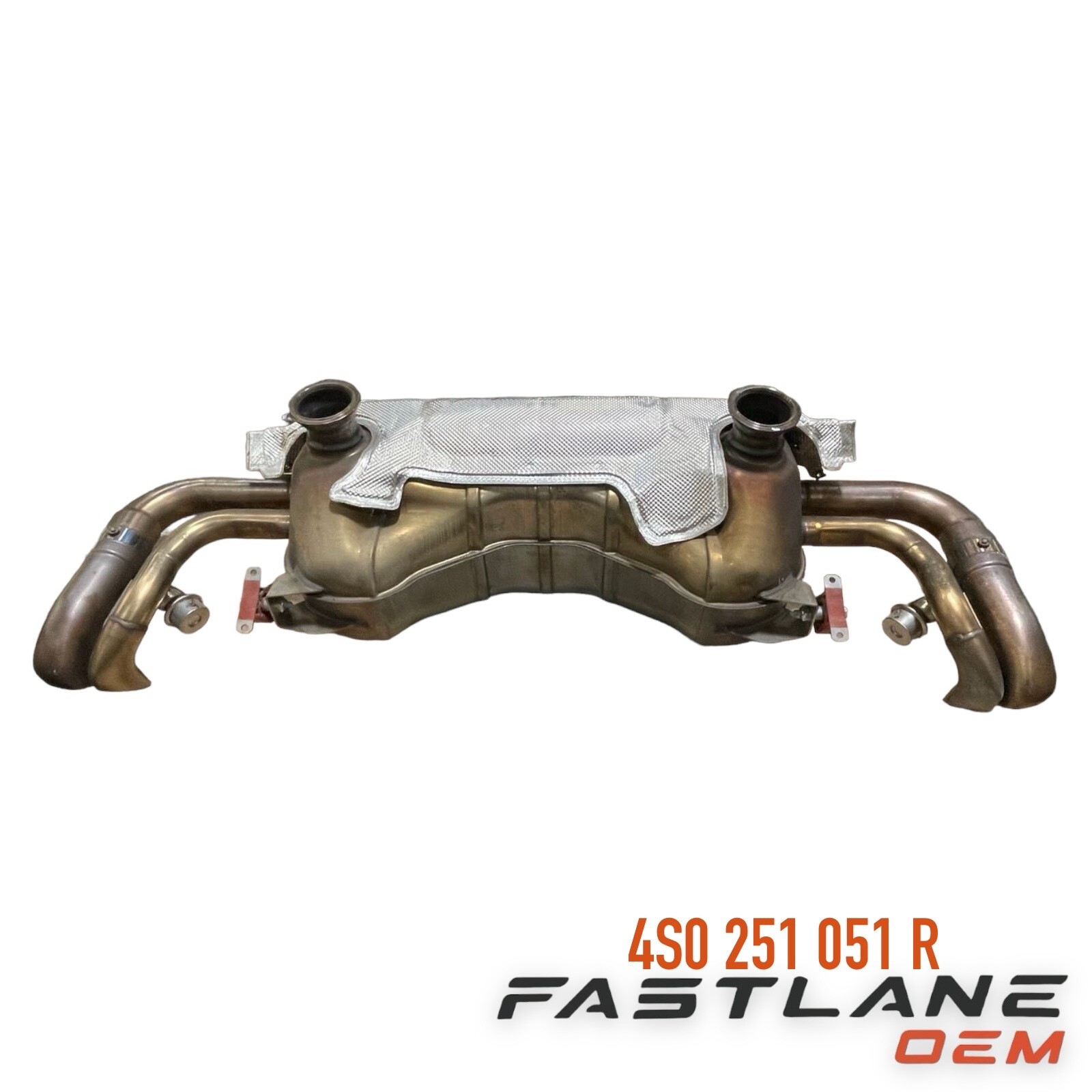2021-2023 AUDI R8 REAR PIPE SECTION, MUFFLER USED OEM 4S0251051R