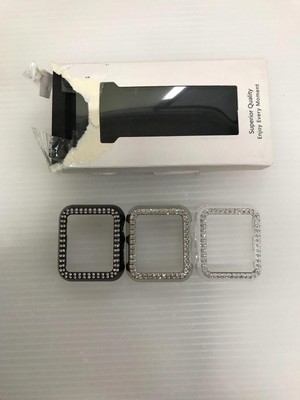KADES 3er-Pack Bling-Huellen Kompatibel mit Apple Watch Series 3/2/1 38mm