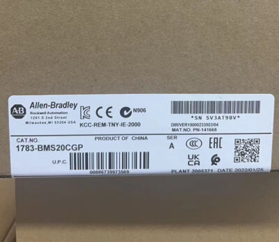 New AB 1783-BMS20CGP / A Stratix 5700 Ethernet Switch 1783BMS20CGP PLC 1PC US