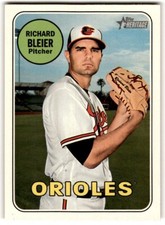 2018 Topps Heritage Richard Bleier #554 Baltimore Orioles