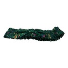Longaberger Basket Accessory Emerald Vine Medium Garter Hunter Green Floral Bow