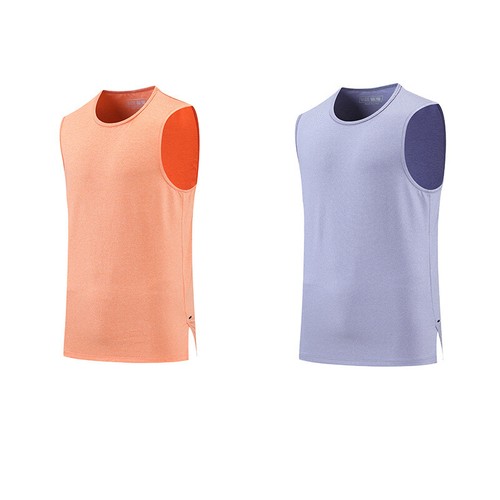 Men's Loose Sleeveless Sports Tank Top Summer Breathable Quick Dry T-shirt - Picture 3 of 20