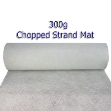 300g CHOPPED STRAND MATTING FIBREGLASS MAT 1m x 1m - MOULDS AND RESIN MATERIALS