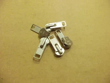 #10 YKK Nickel Plated / Silver Locking Sliders (Pack Of 5)